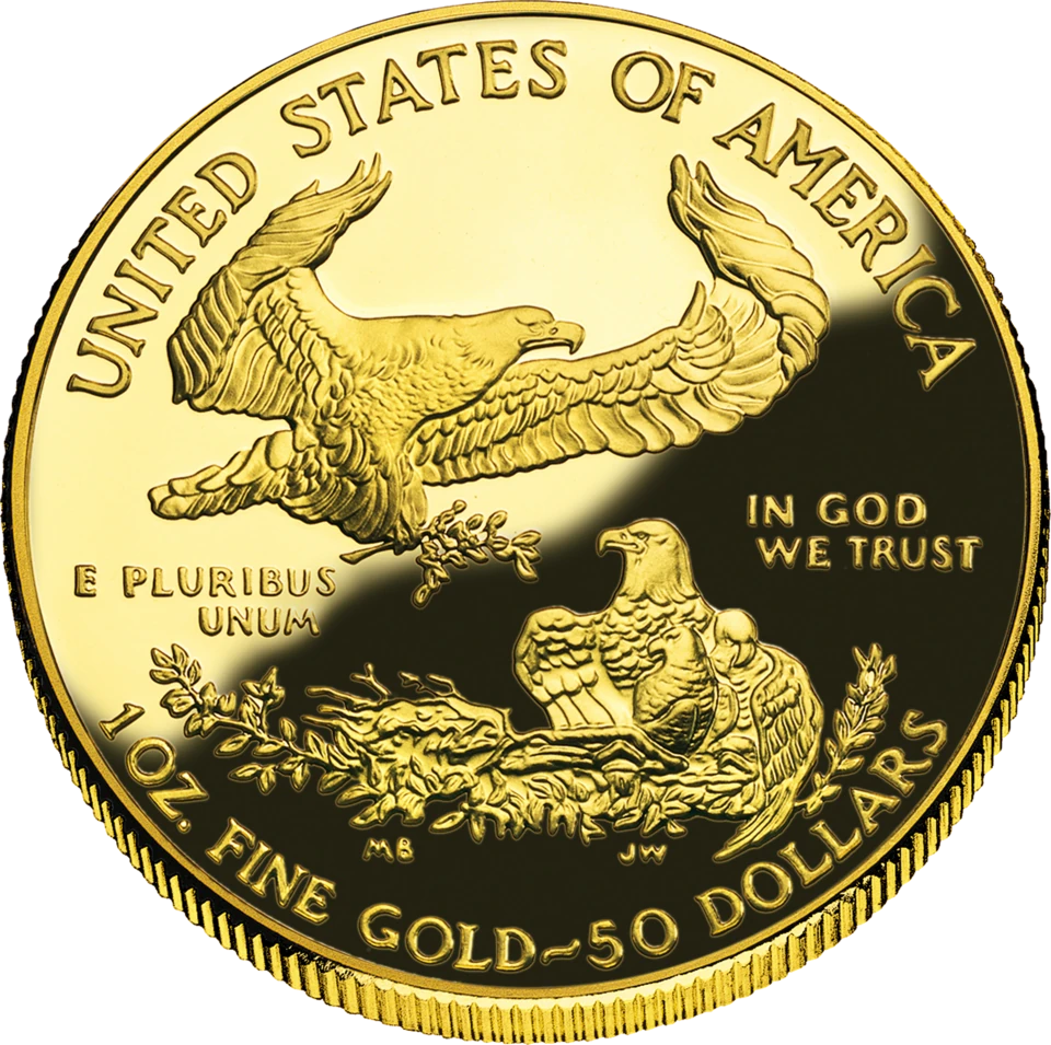 Gold Eagle — reverse