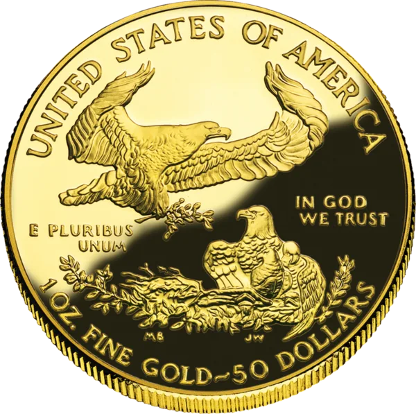 Gold Eagle — reverse