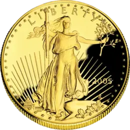 Gold Eagle 2005 — obverse