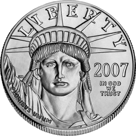 Platinum Eagle 2007 — obverse
