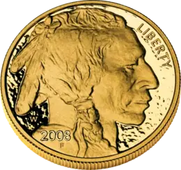 Gold Buffalo 2008 — obverse