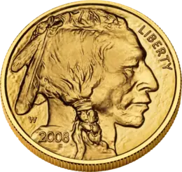 Gold Buffalo 2008 — obverse