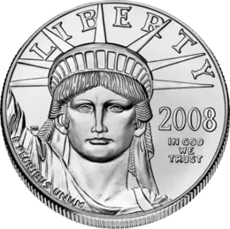 Platinum Eagle 2008 — obverse