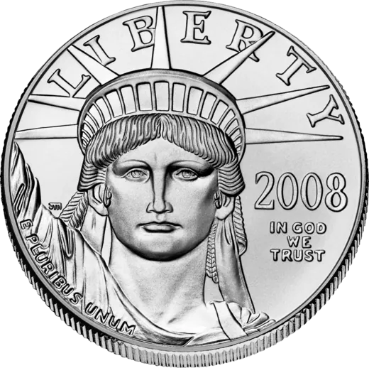 Platinum Eagle 2008 — obverse
