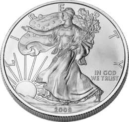 Silver Eagle 2008 — obverse