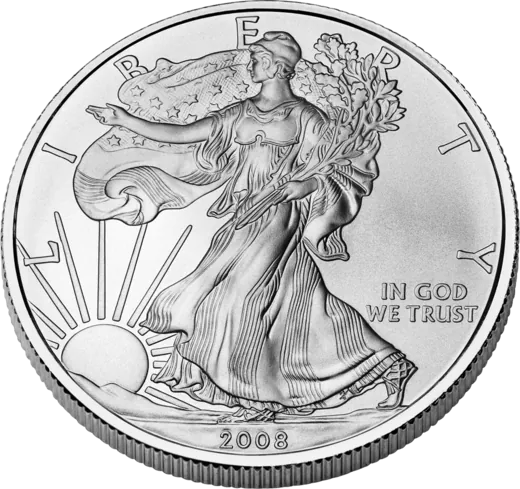 Silver Eagle 2008 — obverse