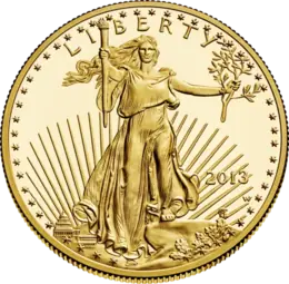 Gold Eagle 2013 — obverse