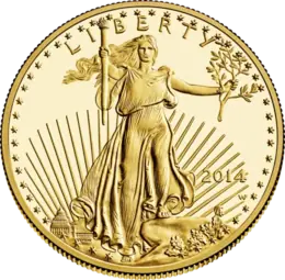 Gold Eagle 2014 — obverse