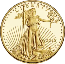 Gold Eagle 2015 — obverse