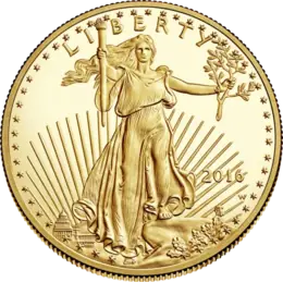 Gold Eagle 2016 — obverse