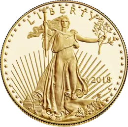 Gold Eagle 2018 — obverse