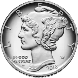 Palladium Eagle 2018 — obverse