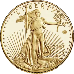 Gold Eagle 2020 — obverse