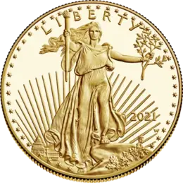 Gold Eagle 2021 — obverse
