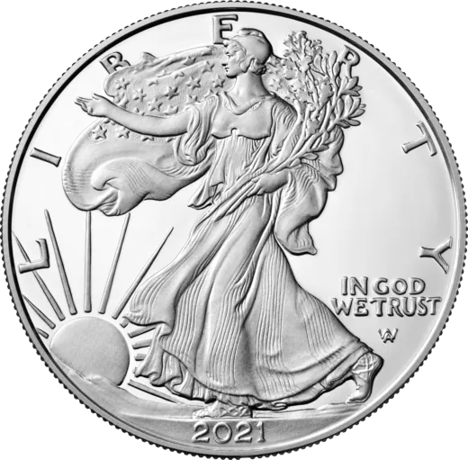 Silver Eagle 2021 — obverse