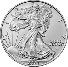 Silver Eagle 2021 — obverse