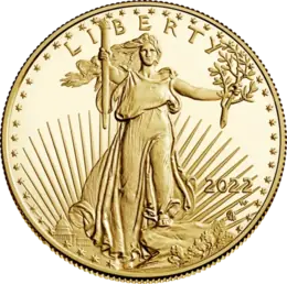 Gold Eagle 2022 — obverse