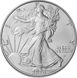 Silver Eagle 2024 — obverse