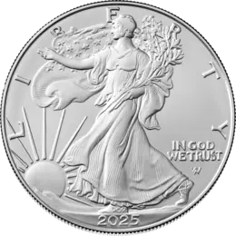 Silver Eagle 2025 — obverse