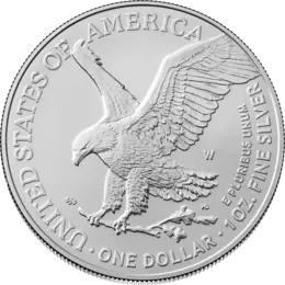 Silver Eagle 2025 — reverse