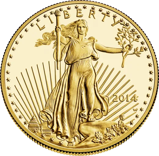 Gold Eagle 2014 — obverse