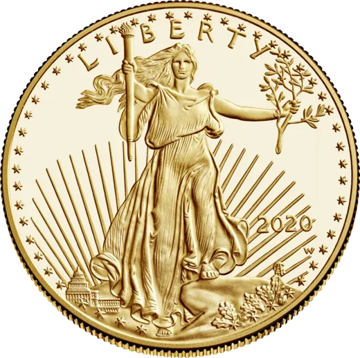 Gold Eagle 2020 — obverse