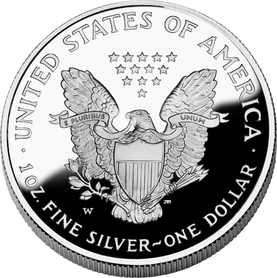 Silver Eagle — reverse