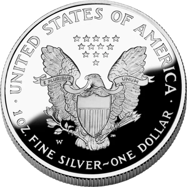 Silver Eagle — reverse